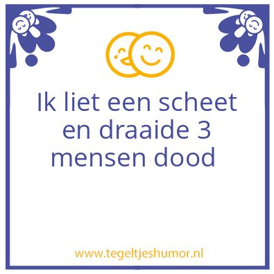 Tegeltje: Humor