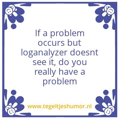 Tegeltje: Logalyzer