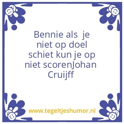 Tegeltje: Cruijff