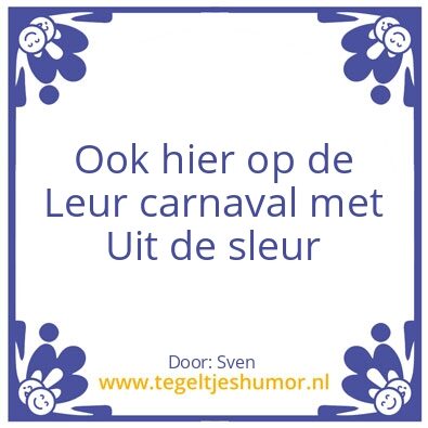 Tegeltje: Leur
