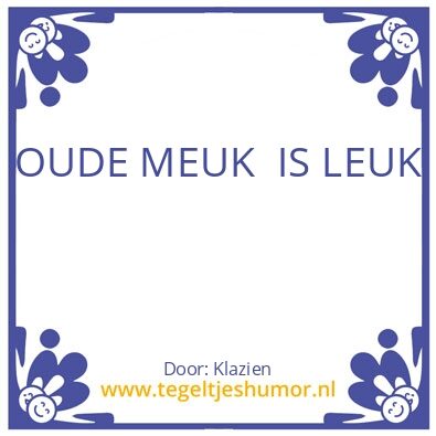 Tegeltje: Klazien