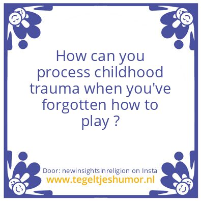 Tegeltje: forgotten how to play ?