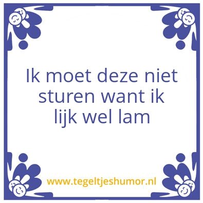 Tegeltje: Mark