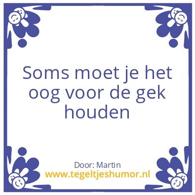 Tegeltje: Sjorro