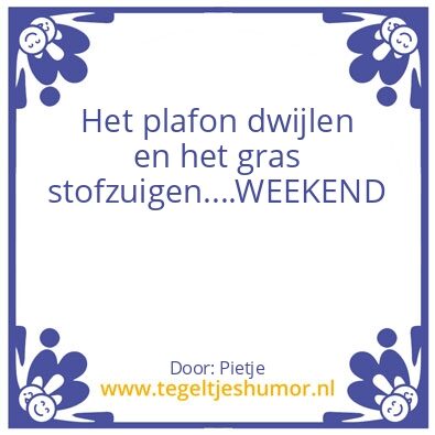 Tegeltje: ONZIN