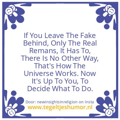 Tegeltje: That’s it !