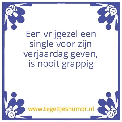 Tegeltje: Single