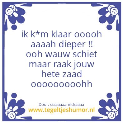 Tegeltje: ooohhhhh