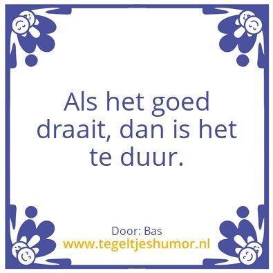 Tegeltje: IT waarheden