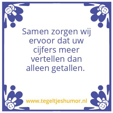Tegeltje: Cijfers