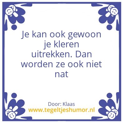 Tegeltje: Klaas