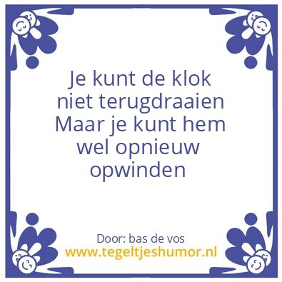 Tegeltje: bas de vos