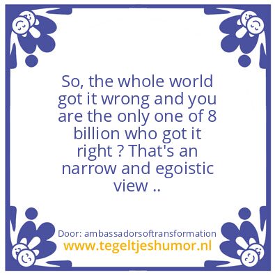Tegeltje: Why Do You Think