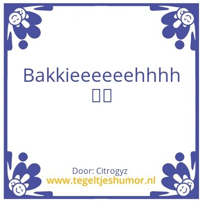 Tegeltje: Citrogyz