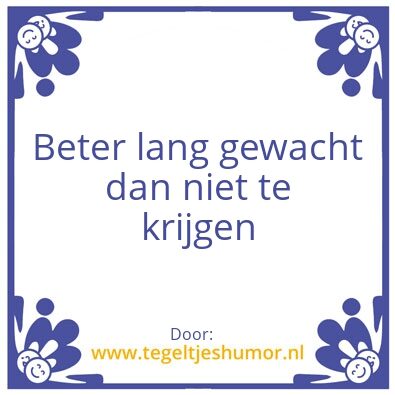 Tegeltje: Tegeltje