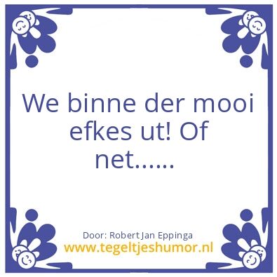 Tegeltje: .