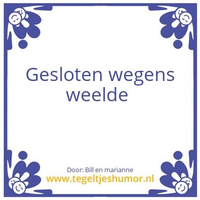 Tegeltje: Eetcafe simpel