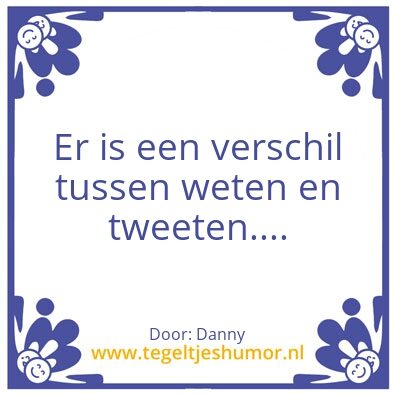 Tegeltje: Tegel