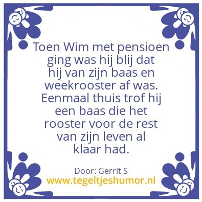 Tegeltje: Ik ben Gerrit