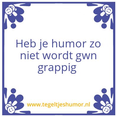 Tegeltje: Hoi