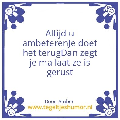 Tegeltje: Zus