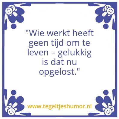Tegeltje: pensioen