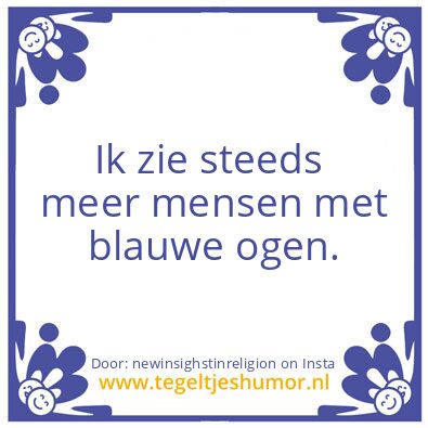 Tegeltje: de nue tijd wat u ze.gd