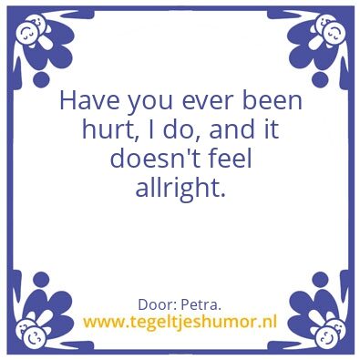 Tegeltje: Petra