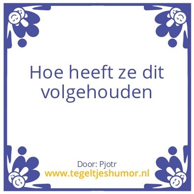 Tegeltje: Bijna 25 jaar getrouwd