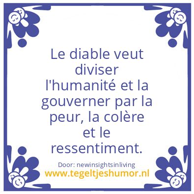 Tegeltje: divide and rule