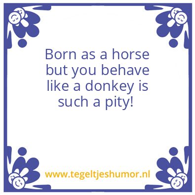Tegeltje: Facts