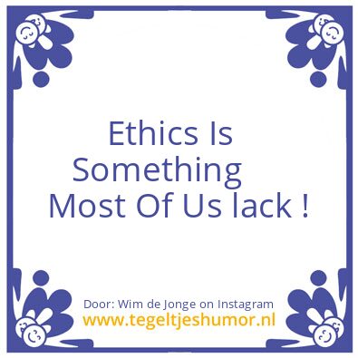 Tegeltje: FACE IT !