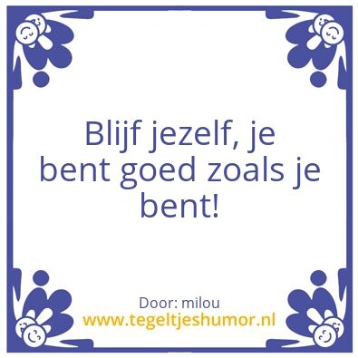 Tegeltje: omgangskunde