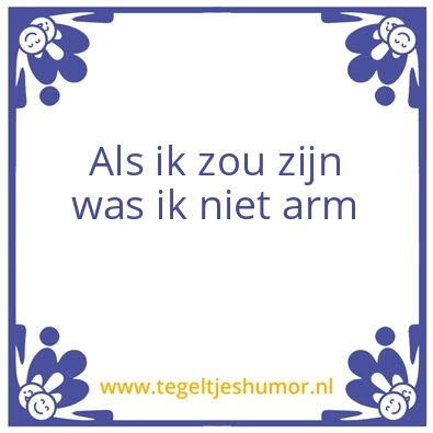 Tegeltje: rijk