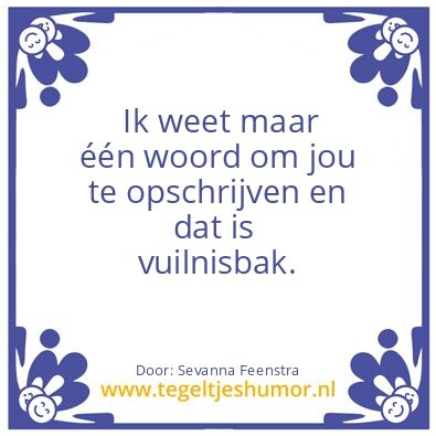 Tegeltje: Haha