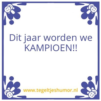 Tegeltje: Tennis