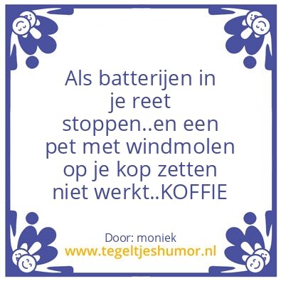 Tegeltje: energie