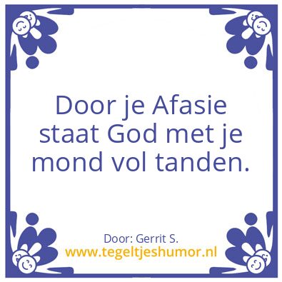 Tegeltje: Ik ben Gerrit.