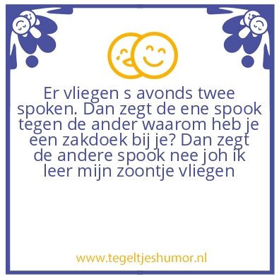 Tegeltje: Spookie