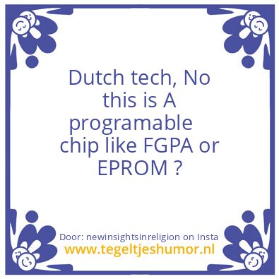Tegeltje: proberen ?