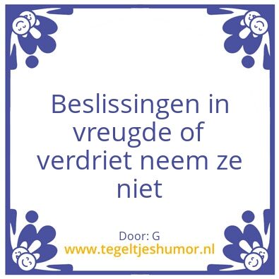 Tegeltje: H