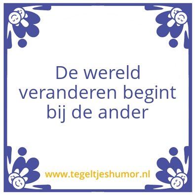 Tegeltje: Tegeltje