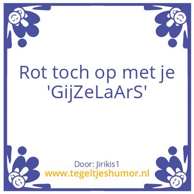 Tegeltje: Gijzelaars