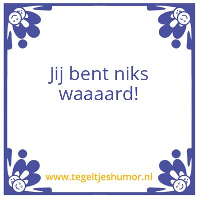 Tegeltje: Ratje