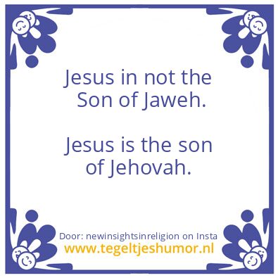 Tegeltje: Jesus.