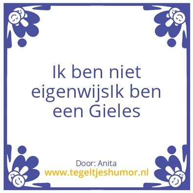 Tegeltje: Tegel
