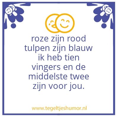 Tegeltje: bramielamie