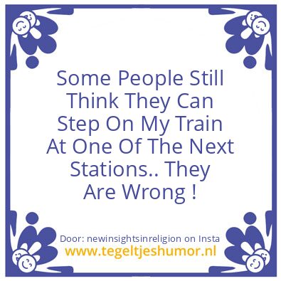 Tegeltje: Quitters are Losers.