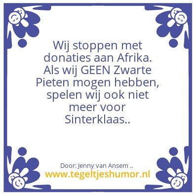 Tegeltje: Wij stoppen….