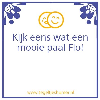 Tegeltje: –